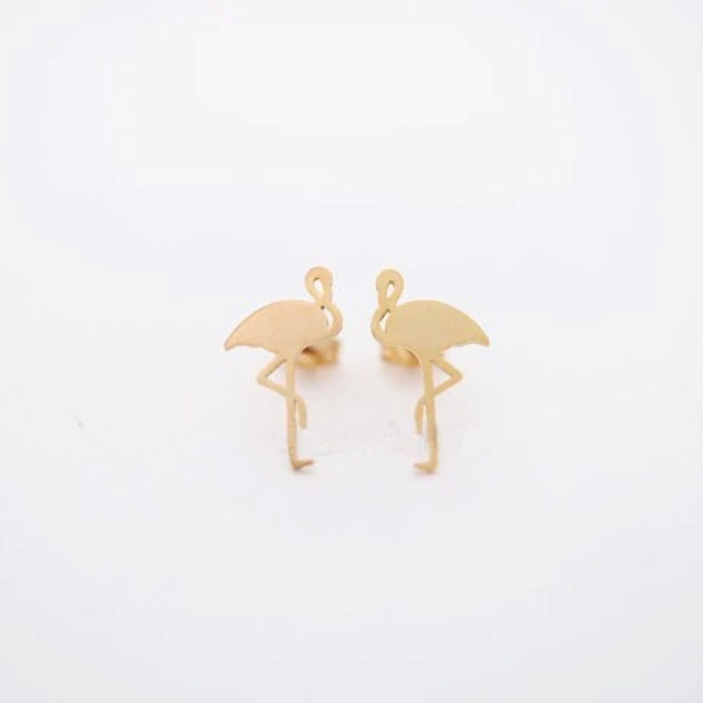 New Arrival Cute Animal Stud Earrings Flamingo